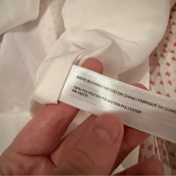 RTR Eloquii White & Red Valentine's Day Heart Print Off Shoulder Midi Dress 20 - Picture 9 of 12